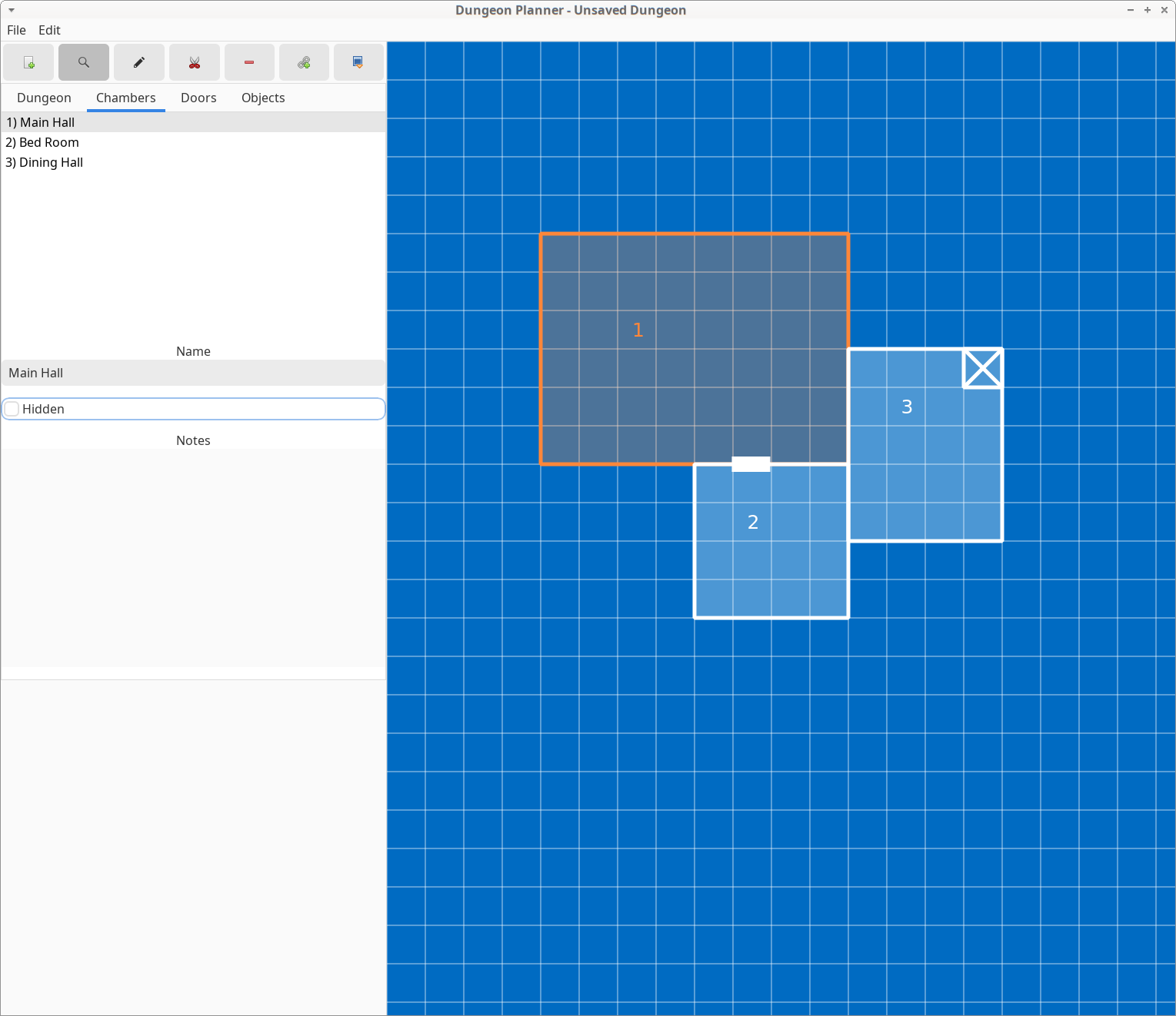 Screenshot of DungeonPlanner